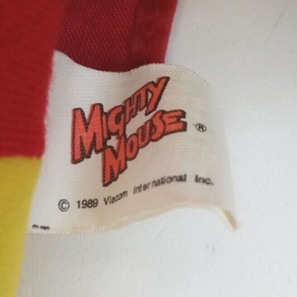 Vintage 1989 Acme Viacom Mighty Mouse Collectible 9" Plush - Picture 7 of 7